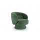 FOTEL OBROTOWY BOSSA NOVA BOUCLE ZIELONY