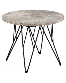 STOLIK KAWOWY PRUNUS 55X55CM MARMUR