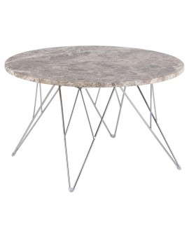 STOLIK KAWOWY PRUNUS II 80X80CM MARMUR