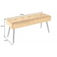 ŁAWKA BOUTIQUE 100X35 CM WELUR MUSZTARDOWO-ŻÓŁTY