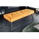 ŁAWKA BOUTIQUE 100X35 CM WELUR MUSZTARDOWO-ŻÓŁTY