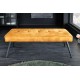 ŁAWKA BOUTIQUE 100X35 CM WELUR MUSZTARDOWO-ŻÓŁTY