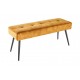 ŁAWKA BOUTIQUE 100X35 CM WELUR MUSZTARDOWO-ŻÓŁTY