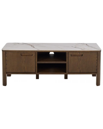SZAFKA RTV SOUTHAMPTON 120CM CERAMIKA KREMOWA
