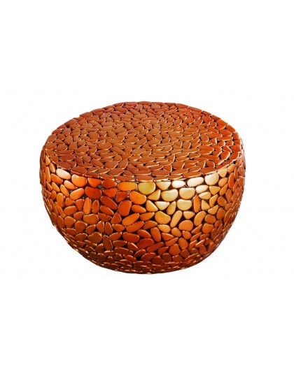 STOLIK KAWOWY MOSAIC 72 CM MIEDZIANY