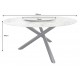 STÓŁ SPIN 150 CM CERAMICZNY BIAŁY KAMIEŃ