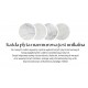 STÓŁ SPIN 150 CM CERAMICZNY BIAŁY KAMIEŃ