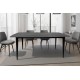 STÓŁ MILANO 180X90 CM CERAMIKA ANTRACYT