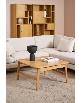 STOLIK KAWOWY ESSEX 80X80 CM DĄB