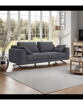 SOFA 3-OSOBOWA DETROIT SZARA