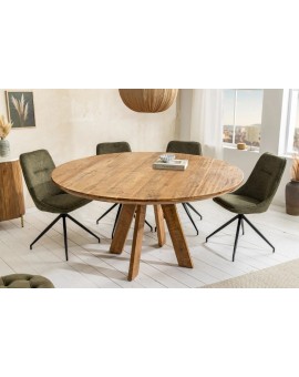 STÓŁ ART WOOD 140 CM MANGO BRĄZOWE