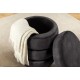 PUF VOQUE 41 CM WELUR SZARY
