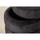 PUF VOQUE 41 CM WELUR SZARY