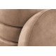 PUF VOQUE 41 CM BOUCLE WELUR BEŻOWY