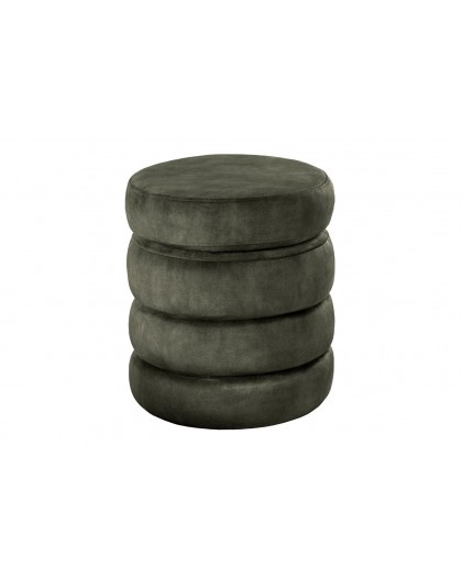 PUF VOQUE 41 CM WELUR ZIELONY