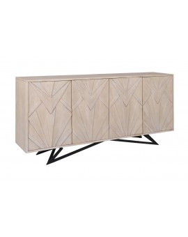 KOMODA METROPOLITAN 170X38 CM MANGO BIELONE