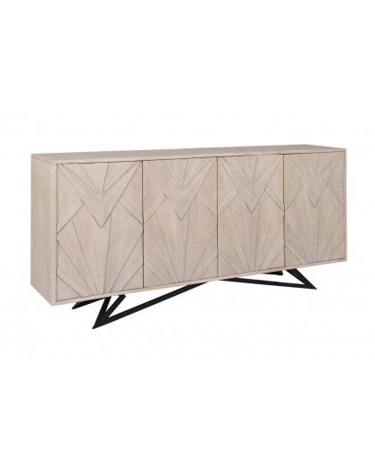 KOMODA METROPOLITAN 170X38 CM MANGO BIELONE