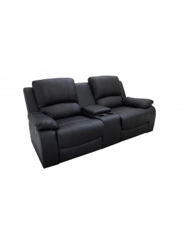 FOTEL 2-OSOBOWY HOLLYWOOD EKOSKÓRA CZANY