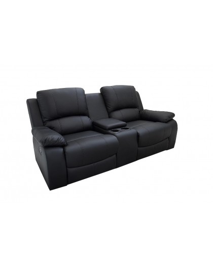 FOTEL 2-OSOBOWY HOLLYWOOD EKOSKÓRA CZANY