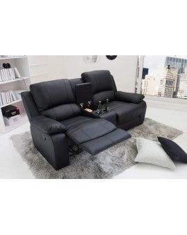 FOTEL 2-OSOBOWY HOLLYWOOD EKOSK&Oacute;RA CZANY