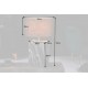 PODSTAWA LAMPY STOŁOWEJ NOBLE 35 CM SZARA