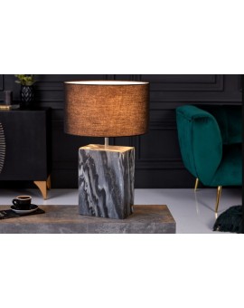 PODSTAWA LAMPY STOŁOWEJ NOBLE 35 CM SZARA