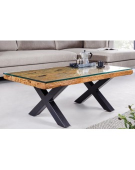 STOLIK KAWOWY BARRACUDA 110X60 CM TEAK