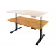 REGULOWANE BIURKO OAK 160X80 CM DĄB