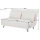 SOFA ROZKŁADANA SMART MULTIFUNCTION SZTRUKS ZIELONA