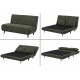 SOFA ROZKŁADANA SMART MULTIFUNCTION SZTRUKS ZIELONA