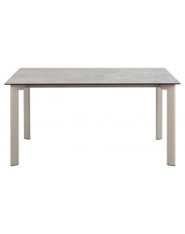 STÓŁ PALERMO 160X90 CM SZARA CERAMIKA