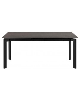 STÓŁ ROZKŁADANY PALERMO 180-240X90 CM CERAMIKA CZARNA 