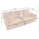 SOFA 3-OSOBOWA HEAVEN 210X105 CM MUSZTARDOWY WELUR 