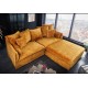 SOFA 3-OSOBOWA HEAVEN 210X105 CM MUSZTARDOWY WELUR 