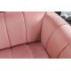 SOFA NOBLESSE 225X90CM WELUR RÓŻOWY