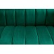 SOFA 2-OSOBOWA NOBLESSE 165X90 CM ZIELONA WELUR
