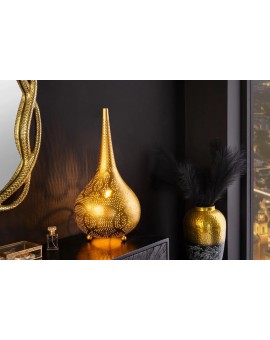 LAMPA STOŁOWA ORIENT LIVING 26 CM ZŁOTA