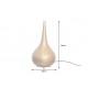 LAMPA STOŁOWA ORIENT LIVING 26 CM ZŁOTA