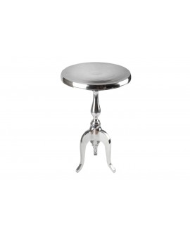STOLIK KAWOWY JARDIN 35CM SREBRNY