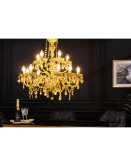 ŻYRANDOL CRYSTAL 15 RAMION ZŁOTY