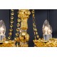 ŻYRANDOL CRYSTAL 15 RAMION ZŁOTY