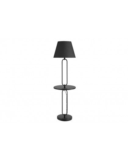 LAMPA PODŁOGOWA SERVANT METALOWA CZARNA