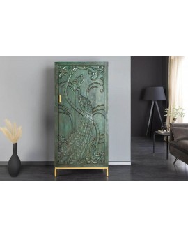 KOMODA PEACOCK 72X46 CM MANGO TURKUSOWA