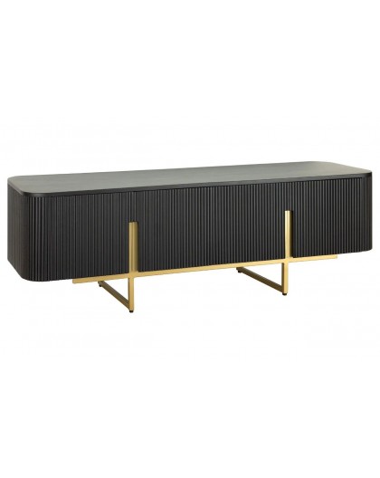 SZAFKA RTV GATSBY 160X42 CM MANGO CZARNA