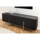 SZAFKA RTV GATSBY 160X42 CM MANGO CZARNA