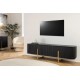 SZAFKA RTV GATSBY 160X42 CM MANGO CZARNA