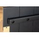 SZAFKA RTV GATSBY 160X42 CM MANGO CZARNA