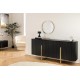 KOMODA GATSBY 160X40 CM MANGO CZARNA
