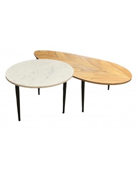 ZESTAW STOLIKÓW KAWOWYCH ADLON - 2szt.