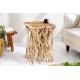 STOLIK KAWOWY DRIFTWOOD 40X40 CM TEAK